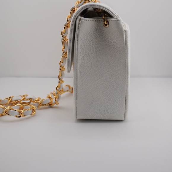 Vintage Chanel Mini Caviar Classic Flap Bag - Picture 7 of 16